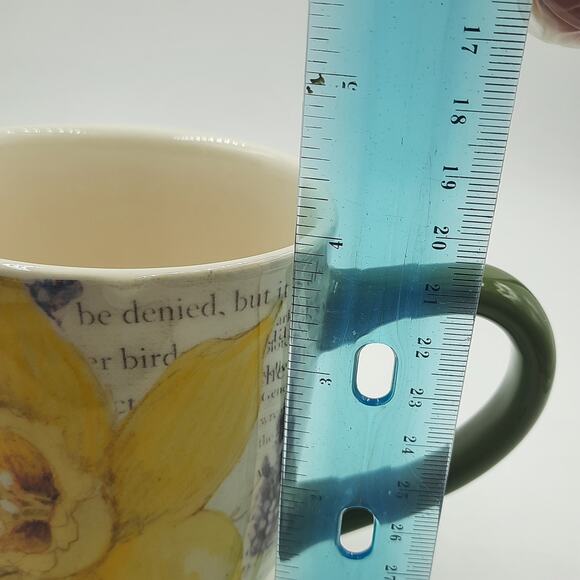 Susan Winget for CRACKER BARREL Mug Coffee Mug w/ Yellow Daffodil - Picture 10 of 10